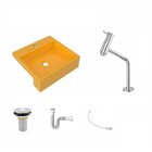 Kit Cuba Xq395 Com Torneira Pratika 1060 Metal E Válvula 1" C