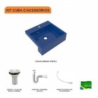 Kit Cuba Xq395 Com Válvula 1" Com Sifão Pvc E Flexível Compac