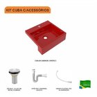 Kit Cuba Xq395 Com Válvula 1" Com Sifão Pvc E Flexível Compac