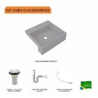 Kit Cuba Xq395 Com Válvula 1" Com Sifão Pvc E Flexível Compac