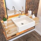 Kit Cuba Xq395 Torneira 1198 Metal Válvula 1 Polegada Compace