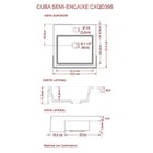 Kit Cuba Xq395 Torneira 1198 Metal Válvula 1 Polegada Sifão P