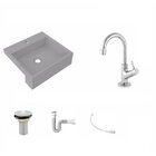 Kit Cuba Xq395 Torneira 1198 Metal Válvula 1 Polegada Sifão P