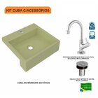 Kit Cuba Xq395 Torneira 1198 Metal Válvula Click 1 Polegada B