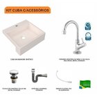 Kit Cuba Xq395 Torneira 1198 Metal Válvula Click 1 Polegada G