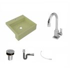 Kit Cuba Xq395 Torneira Luxo 1195 Metal Válvula Click 1 Poleg