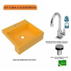 Kit Cuba Xq395 Torneira Luxo 1195 Válvula Click 1 Polegada B