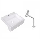 Kit Cuba Xq395 Torneira Pratika 1060 Metal 1/4 Volta Compace