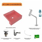 Kit Cuba Xq395 Torneira Pratika 1060 Metal E Válvula Click 1