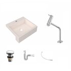 Kit Cuba Xq395 Torneira Pratika 1060 Metal E Válvula Click 1