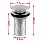 Kit Cuba Xq395 Torneira Pratika 1060 Metal E Válvula Click 1