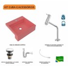 Kit Cuba Xq395 Torneira Pratika 1060 Metal E Válvula Click 1