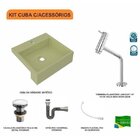 Kit Cuba Xq395 Torneira Pratika 1060 Metal E Válvula Click 1