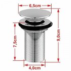 Kit Cuba Xq395 Torneira Pratika 1060 Metal Válvula Click 1 1/