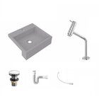 Kit Cuba Xq395 Torneira Pratika 1060 Metal Válvula Click 1 Po