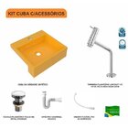 Kit Cuba Xq395 Torneira Pratika 1060 Metal Válvula Click 1 Po