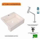 Kit Cuba Xq395 Torneira Pratika 1060 Metal Válvula Click 1 Po