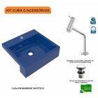 Kit Cuba Xq395 Torneira Pratika 1060 Metal Válvula Click 1 Po