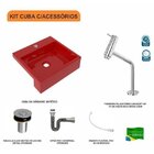 Kit Cuba Xq395 Torneira Pratika 1060 Metal Válvula Click 1 Po
