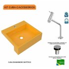 Kit Cuba Xq395 Torneira Pratika 1060 Metal Válvula Click 1 Po