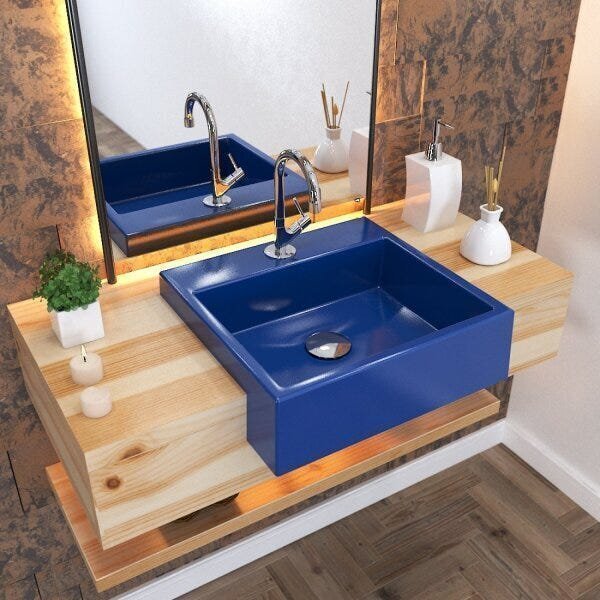 Kit Cuba Xq395 Válvula Click 1 1/2 Polegada Compace Azul Escu