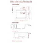 Kit Cuba Xq395 Válvula Click 1 1/2 Polegada Sifão Cromado Fle