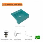 Kit Cuba Xq395 Válvula Click 1 1/2 Polegada Sifão Pvc Flexíve