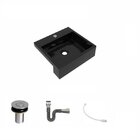 Kit Cuba Xq395 Válvula Click 1 Polegada B Sifão Cromado Flexí