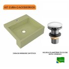 Kit Cuba Xq395 Válvula Click 1 Polegada G Compace Verde Acqua