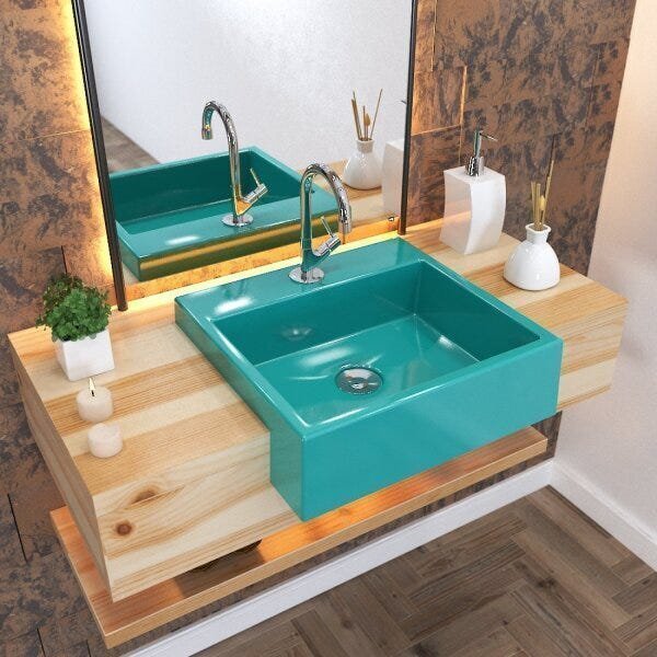 Kit Cuba Xq395 Válvula Click Botão 1 Polegada B Compace Azul