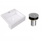 Kit Cuba Xq395 Válvula Click Botão 1 Polegada B Compace Branca