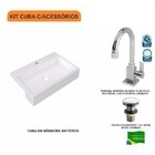 Kit Cuba Xrt55 Com Torneira Luxo 1195 E Válvula Click 1 1/2 P
