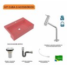Kit Cuba Xrt55 Com Torneira Pratika 1060 E Válvula 1" Com Sif