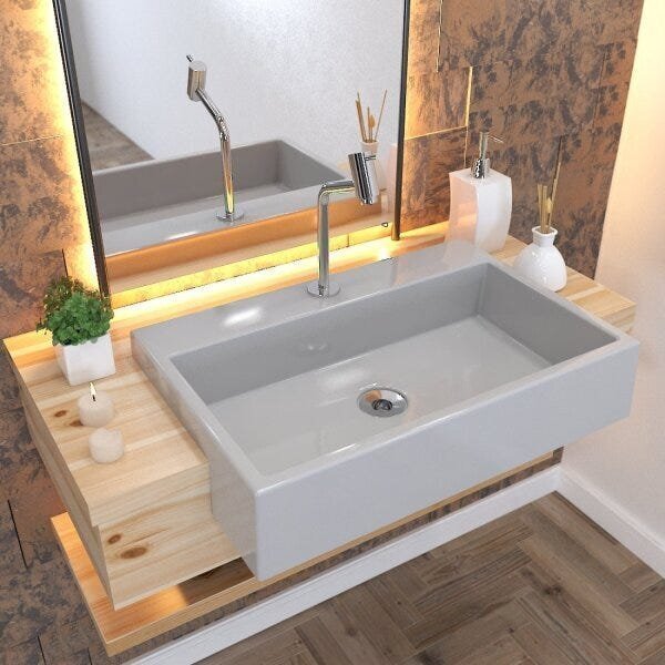 Kit Cuba Xrt55 Com Torneira Pratika 1060 E Válvula 1" Com Sif