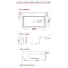 Kit Cuba Xrt55 Com Torneira Pratika 1060 E Válvula 1" Com Sif