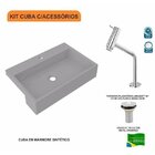 Kit Cuba Xrt55 Com Torneira Pratika 1060 Metal E Válvula 1 Po