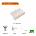 Kit Cuba Xrt55 Com Válvula 1" E Sifão Pvc E Flexível Compace