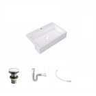 Kit Cuba Xrt55 Com Válvula Click 1.1/2" E Sifão Pvc E Flexíve