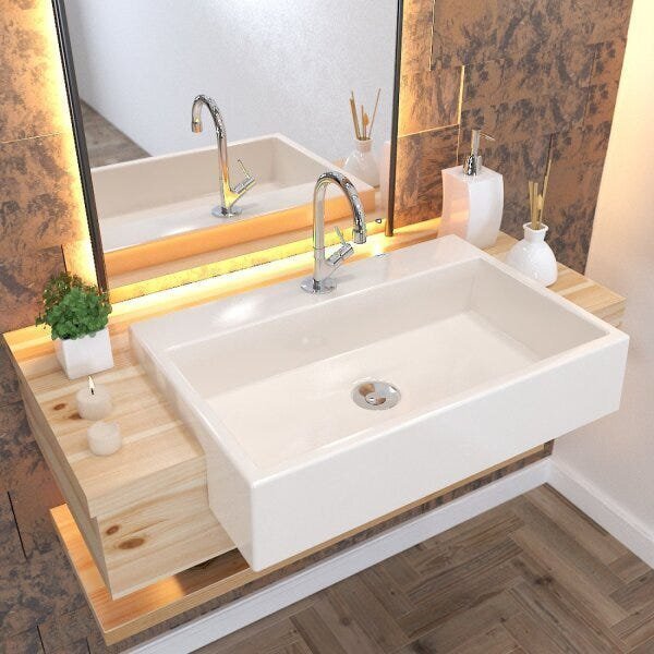 Kit Cuba Xrt55 Com Válvula Click 1"b E Sifão Cromado E Flexív