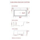 Kit Cuba Xrt55 Com Válvula Click 1"b E Sifão Cromado E Flexív