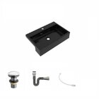 Kit Cuba Xrt55 Com Válvula Click 1"g E Sifão Cromado E Flexív