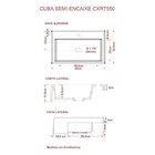Kit Cuba Xrt55 Com Válvula Click 1"g E Sifão Cromado E Flexív