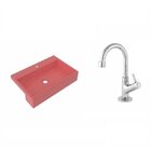 Kit Cuba Xrt55 Torneira 1198 Metal 1/4 Volta Compace Rosa