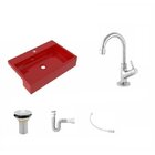 Kit Cuba Xrt55 Torneira 1198 Metal E Válvula 1 Polegada Sifão