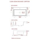 Kit Cuba Xrt55 Torneira 1198 Metal Válvula 1 Polegada Compace