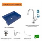 Kit Cuba Xrt55 Torneira 1198 Metal Válvula Click 1 1/2 Polega