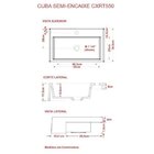 Kit Cuba Xrt55 Torneira 1198 Metal Válvula Click 1 1/2 Polega