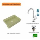 Kit Cuba Xrt55 Torneira 1198 Metal Válvula Click 1 1/2 Polega