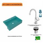 Kit Cuba Xrt55 Torneira 1198 Metal Válvula Click 1 Polegada B