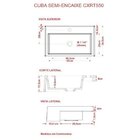 Kit Cuba Xrt55 Torneira 1198 Metal Válvula Click 1 Polegada B